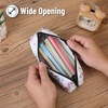 image:imageMr Pen Cute Pencil Case Pouch Multipurpose Canvas Bible Pencil Pouch Smooth Zipper Premium Material Neat Stitches Ideal for Stationery Cosmetics Electronics School Office TravelWhite