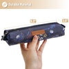 image:imageMr Pen Cute Pencil Case Pouch Multipurpose Canvas Bible Pencil Pouch Smooth Zipper Premium Material Neat Stitches Ideal for Stationery Cosmetics Electronics School Office TravelNavy Blue