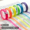 image:imageMr Pen Highlighter Tape 12 Rolls 031 x 165 ft Transparent Marking Strips Removable Highlighter Tape Annotation Supplies for Teachers Students Reading School amp Office SuppliesMulticolored