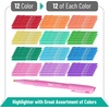 image:imageMr Pen Highlighters 12 Pack Pastel Colors Chisel Tip QuickDry SmearResistant Odorless Highlighters for School Office amp JournalingBright