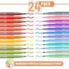 image:imageMr Pen Highlighters 12 Pack Pastel Colors Chisel Tip QuickDry SmearResistant Odorless Highlighters for School Office amp JournalingFour Season
