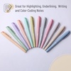 image:imageMr Pen Highlighters 12 Pack Pastel Colors Chisel Tip QuickDry SmearResistant Odorless Highlighters for School Office amp JournalingPastel
