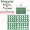 image:imageMr Pen Laminated Bible Tabs 75 pcs EasytoRead amp Apply Tear Resistant Index Tabs for Women and Men Bible Study Journaling Prayer amp Scripture NavigationForest Green