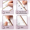 image:imageMr Pen Laminated Bible Tabs 75 pcs EasytoRead amp Apply Tear Resistant Index Tabs for Women and Men Bible Study Journaling Prayer amp Scripture NavigationWhite With Gold Edge