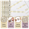 image:imageMr Pen Laminated Bible Tabs 75 pcs EasytoRead amp Apply Tear Resistant Index Tabs for Women and Men Bible Study Journaling Prayer amp Scripture NavigationWhite With Gold Edge