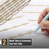 image:imageMr Pen Laminated Bible Tabs 75 pcs EasytoRead amp Apply Tear Resistant Index Tabs for Women and Men Bible Study Journaling Prayer amp Scripture NavigationWhite With Gold Edge