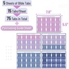 image:imageMr Pen Laminated Bible Tabs 75 pcs EasytoRead amp Apply Tear Resistant Index Tabs for Women and Men Bible Study Journaling Prayer amp Scripture NavigationRoseate Dusk
