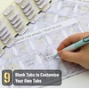 image:imageMr Pen Laminated Bible Tabs 75 pcs EasytoRead amp Apply Tear Resistant Index Tabs for Women and Men Bible Study Journaling Prayer amp Scripture NavigationMarble Design