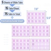 image:imageMr Pen Laminated Bible Tabs 75 pcs EasytoRead amp Apply Tear Resistant Index Tabs for Women and Men Bible Study Journaling Prayer amp Scripture NavigationDusty Lilac