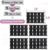 image:imageMr Pen Laminated Bible Tabs 75 pcs EasytoRead amp Apply Tear Resistant Index Tabs for Women and Men Bible Study Journaling Prayer amp Scripture NavigationBlack