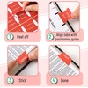 image:imageMr Pen Laminated Bible Tabs 75 pcs EasytoRead amp Apply Tear Resistant Index Tabs for Women and Men Bible Study Journaling Prayer amp Scripture NavigationSaturated Red