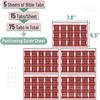 image:imageMr Pen Laminated Bible Tabs 75 pcs EasytoRead amp Apply Tear Resistant Index Tabs for Women and Men Bible Study Journaling Prayer amp Scripture NavigationMahogany