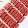 image:imageMr Pen Laminated Bible Tabs 75 pcs EasytoRead amp Apply Tear Resistant Index Tabs for Women and Men Bible Study Journaling Prayer amp Scripture NavigationSaturated Red