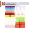 image:imageMr Pen No Bleed Gel Highlighters Vibrant Colors 20 Pack Bible Highlighters and Pens No Bleed Bible Markers for Study Journaling School Supplies and Accessories