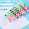 image:imageMr Pen Pastel Highlighter Tank Style 6 Pack Chisel Tip Colored Highlighters Pastel Bible Highlighter Multicolor Highlighters PackPastel