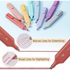 image:imageMr Pen Pastel Highlighters 8 Pack Highlighters with Firm Chisel Tip Quick Dry amp NonToxic No Bleed on Standard Paper Ideal for Highlighting Underlining Journaling amp ColoringMetallic