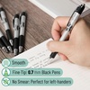 image:imageMr Pen Retractable Bible Journaling Pens 6 Pack Black Ink 07 mm Fine Tip Smooth Writing Pen No Smear Comfortable Grip Ideal for Bible Journaling NoteTaking Writing amp Daily Use24