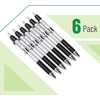 image:imageMr Pen Retractable Bible Journaling Pens 6 Pack Black Ink 07 mm Fine Tip Smooth Writing Pen No Smear Comfortable Grip Ideal for Bible Journaling NoteTaking Writing amp Daily Use6