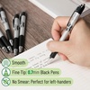 image:imageMr Pen Retractable Bible Journaling Pens 6 Pack Black Ink 07 mm Fine Tip Smooth Writing Pen No Smear Comfortable Grip Ideal for Bible Journaling NoteTaking Writing amp Daily Use6