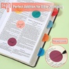 image:imageMr Pen Round Transparent Sticky Notes 11 Diameter 14 Pads 560 Sheets Colorful WaterResistant SeeThrough Sticky Notes amp Fineliner Smooth Writing Note Tabs for Bible Journaling StudyingRetro