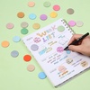 image:imageMr Pen Round Transparent Sticky Notes 11 Diameter 14 Pads 560 Sheets Colorful WaterResistant SeeThrough Sticky Notes amp Fineliner Smooth Writing Note Tabs for Bible Journaling StudyingSpring Meadow