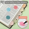 image:imageMr Pen Round Transparent Sticky Notes 11 Diameter 14 Pads 560 Sheets Colorful WaterResistant SeeThrough Sticky Notes amp Fineliner Smooth Writing Note Tabs for Bible Journaling StudyingPastel