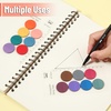 image:imageMr Pen Round Transparent Sticky Notes 11 Diameter 14 Pads 560 Sheets Colorful WaterResistant SeeThrough Sticky Notes amp Fineliner Smooth Writing Note Tabs for Bible Journaling StudyingRetro
