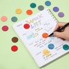 image:imageMr Pen Round Transparent Sticky Notes 11 Diameter 14 Pads 560 Sheets Colorful WaterResistant SeeThrough Sticky Notes amp Fineliner Smooth Writing Note Tabs for Bible Journaling StudyingRetro