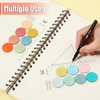 image:imageMr Pen Round Transparent Sticky Notes 11 Diameter 14 Pads 560 Sheets Colorful WaterResistant SeeThrough Sticky Notes amp Fineliner Smooth Writing Note Tabs for Bible Journaling StudyingCoral Reef