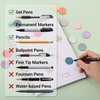 image:imageMr Pen Round Transparent Sticky Notes 11 Diameter 14 Pads 560 Sheets Colorful WaterResistant SeeThrough Sticky Notes amp Fineliner Smooth Writing Note Tabs for Bible Journaling StudyingCoral Reef