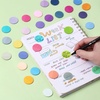 image:imageMr Pen Round Transparent Sticky Notes 11 Diameter 14 Pads 560 Sheets Colorful WaterResistant SeeThrough Sticky Notes amp Fineliner Smooth Writing Note Tabs for Bible Journaling StudyingVibrant