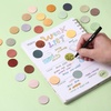 image:imageMr Pen Round Transparent Sticky Notes 11 Diameter 14 Pads 560 Sheets Colorful WaterResistant SeeThrough Sticky Notes amp Fineliner Smooth Writing Note Tabs for Bible Journaling StudyingVintage
