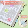 image:imageMr Pen Round Transparent Sticky Notes 11 Diameter 14 Pads 560 Sheets Colorful WaterResistant SeeThrough Sticky Notes amp Fineliner Smooth Writing Note Tabs for Bible Journaling StudyingMacaron