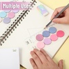 image:imageMr Pen Round Transparent Sticky Notes 11 Diameter 14 Pads 560 Sheets Colorful WaterResistant SeeThrough Sticky Notes amp Fineliner Smooth Writing Note Tabs for Bible Journaling StudyingLavender Shades