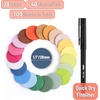 image:imageMr Pen Round Transparent Sticky Notes 11 Diameter 14 Pads 560 Sheets Colorful WaterResistant SeeThrough Sticky Notes amp Fineliner Smooth Writing Note Tabs for Bible Journaling StudyingOrganic Modern  Mid Century Modern