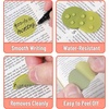 image:imageMr Pen Round Transparent Sticky Notes 11 Diameter 14 Pads 560 Sheets Colorful WaterResistant SeeThrough Sticky Notes amp Fineliner Smooth Writing Note Tabs for Bible Journaling StudyingVintage