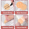 image:imageMr Pen Round Transparent Sticky Notes 11 Diameter 14 Pads 560 Sheets Colorful WaterResistant SeeThrough Sticky Notes amp Fineliner Smooth Writing Note Tabs for Bible Journaling StudyingVintage