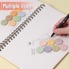 image:imageMr Pen Round Transparent Sticky Notes 11 Diameter 14 Pads 560 Sheets Colorful WaterResistant SeeThrough Sticky Notes amp Fineliner Smooth Writing Note Tabs for Bible Journaling StudyingBoho