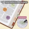 image:imageMr Pen Round Transparent Sticky Notes 11 Diameter 14 Pads 560 Sheets Colorful WaterResistant SeeThrough Sticky Notes amp Fineliner Smooth Writing Note Tabs for Bible Journaling StudyingOrganic Modern