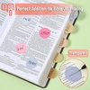 image:imageMr Pen Round Transparent Sticky Notes 11 Diameter 14 Pads 560 Sheets Colorful WaterResistant SeeThrough Sticky Notes amp Fineliner Smooth Writing Note Tabs for Bible Journaling StudyingLavender Shades  Golden Harvest