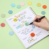 image:imageMr Pen Round Transparent Sticky Notes 11 Diameter 14 Pads 560 Sheets Colorful WaterResistant SeeThrough Sticky Notes amp Fineliner Smooth Writing Note Tabs for Bible Journaling StudyingCoral Reef