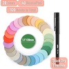 image:imageMr Pen Round Transparent Sticky Notes 11 Diameter 14 Pads 560 Sheets Colorful WaterResistant SeeThrough Sticky Notes amp Fineliner Smooth Writing Note Tabs for Bible Journaling StudyingSpring Meadow  Beach Joy