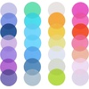 image:imageMr Pen Round Transparent Sticky Notes 11 Diameter 14 Pads 560 Sheets Colorful WaterResistant SeeThrough Sticky Notes amp Fineliner Smooth Writing Note Tabs for Bible Journaling StudyingVibrant