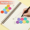 image:imageMr Pen Round Transparent Sticky Notes 11 Diameter 14 Pads 560 Sheets Colorful WaterResistant SeeThrough Sticky Notes amp Fineliner Smooth Writing Note Tabs for Bible Journaling StudyingCandy