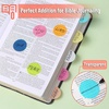 image:imageMr Pen Round Transparent Sticky Notes 11 Diameter 14 Pads 560 Sheets Colorful WaterResistant SeeThrough Sticky Notes amp Fineliner Smooth Writing Note Tabs for Bible Journaling StudyingVibrant