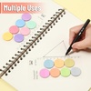 image:imageMr Pen Round Transparent Sticky Notes 11 Diameter 14 Pads 560 Sheets Colorful WaterResistant SeeThrough Sticky Notes amp Fineliner Smooth Writing Note Tabs for Bible Journaling StudyingMacaron