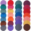 image:imageMr Pen Round Transparent Sticky Notes 11 Diameter 14 Pads 560 Sheets Colorful WaterResistant SeeThrough Sticky Notes amp Fineliner Smooth Writing Note Tabs for Bible Journaling StudyingRetro