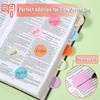 image:imageMr Pen Round Transparent Sticky Notes 11 Diameter 14 Pads 560 Sheets Colorful WaterResistant SeeThrough Sticky Notes amp Fineliner Smooth Writing Note Tabs for Bible Journaling StudyingSpring Meadow