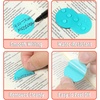 image:imageMr Pen Round Transparent Sticky Notes 11 Diameter 14 Pads 560 Sheets Colorful WaterResistant SeeThrough Sticky Notes amp Fineliner Smooth Writing Note Tabs for Bible Journaling StudyingCoral Reef
