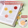 image:imageMr Pen Round Transparent Sticky Notes 11 Diameter 14 Pads 560 Sheets Colorful WaterResistant SeeThrough Sticky Notes amp Fineliner Smooth Writing Note Tabs for Bible Journaling StudyingVintage